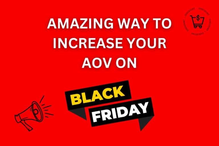 Increase your AOV on black friday